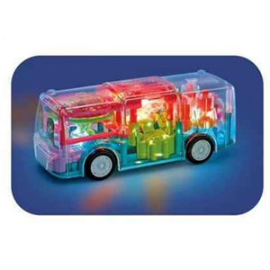 ماشین اسباب بازی اتوبوس چرخ دنده ای موزیکال و چراغ دار Gear Light Bus Toy_اسباب بازی